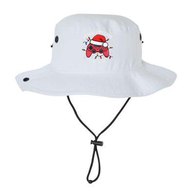 I Paused My Game To Be Here Funny Christmas Controller Gamer Legacy Cool Fit Booney Bucket Hat