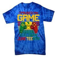 I Paused My Game To Celebrate Juneteenth Controller Gamer Gift Tie-Dye T-Shirt