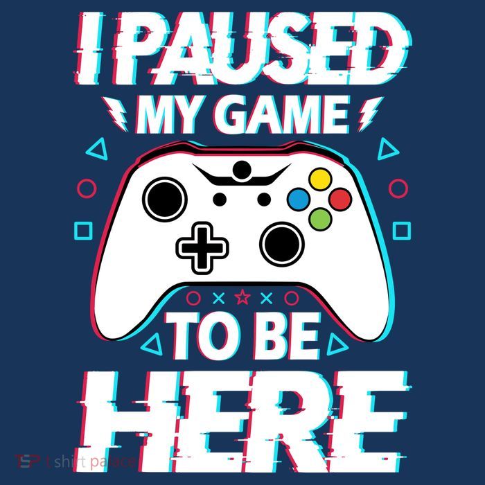 I Paused My Game To Be Here Funny Gamer Gaming 16 in Basic Backpack