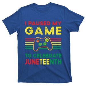 I Paused My Game To Celebrate Juneteenth Gamer Cool Gift T-Shirt