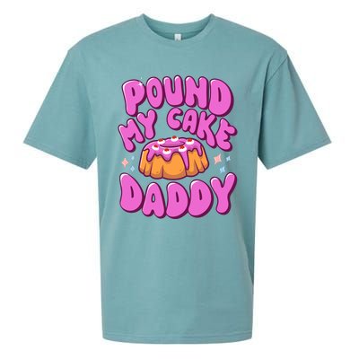 Inappropriate Pound My Cake Daddy Embarrassing Adult Humor Sueded Cloud Jersey T-Shirt