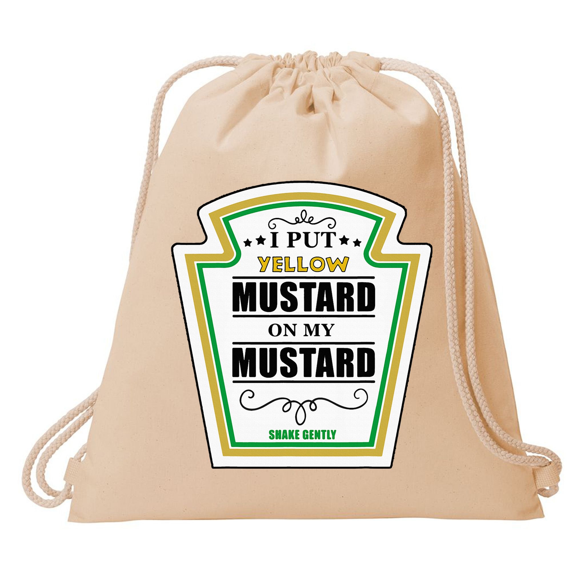 I Put Mustard On My Mustard Halloween Couple Team Drawstring Bag