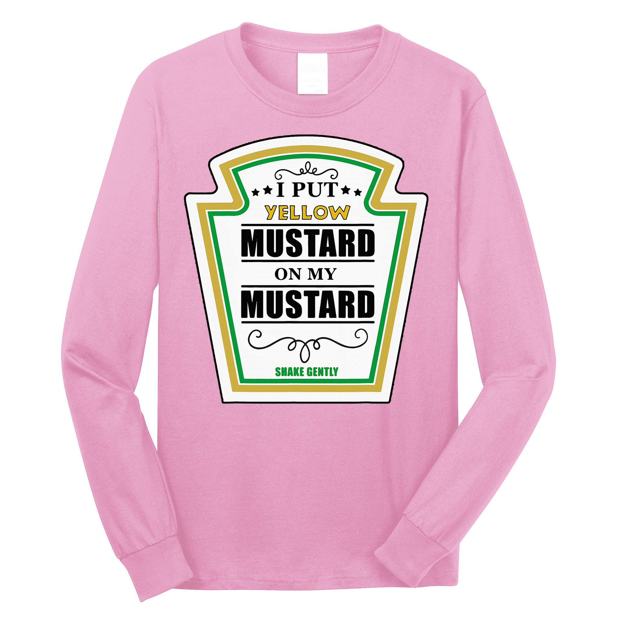 I Put Mustard On My Mustard Halloween Couple Team Long Sleeve Shirt