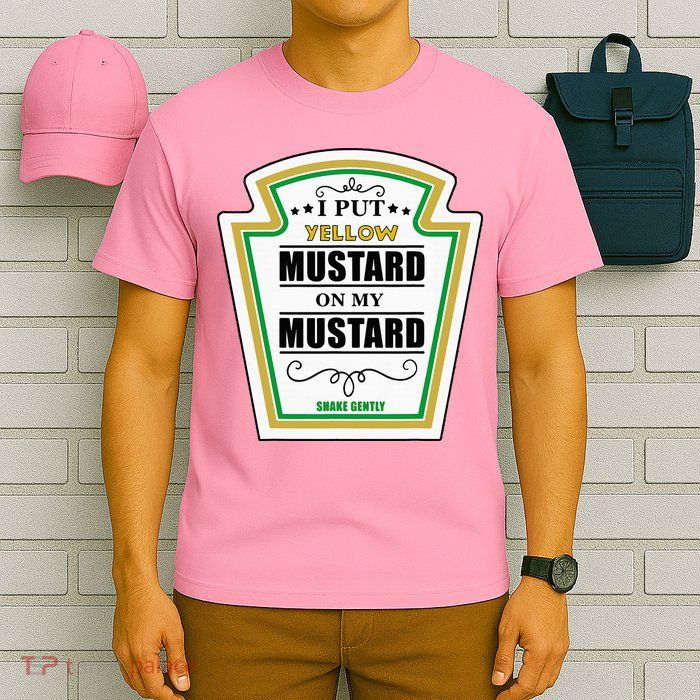 I Put Mustard On My Mustard Halloween Couple Team T-Shirt