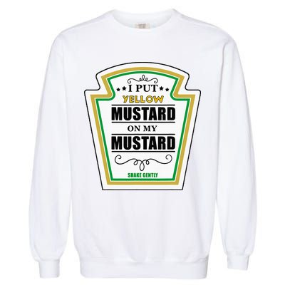 I Put Mustard On My Mustard Halloween Couple Team Garment-Dyed Sweatshirt