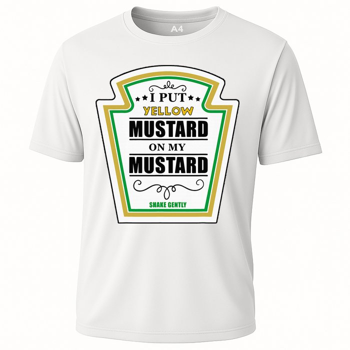 I Put Mustard On My Mustard Halloween Couple Team Cooling Performance Crew T-Shirt