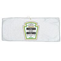I Put Mustard On My Mustard Halloween Couple Team Large Microfiber Waffle Golf Towel