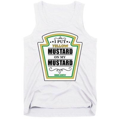 I Put Mustard On My Mustard Halloween Couple Team Tank Top