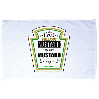 I Put Mustard On My Mustard Halloween Couple Team Microfiber Hand Towel