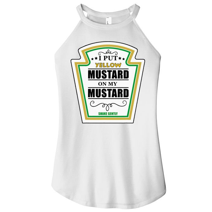 I Put Mustard On My Mustard Halloween Couple Team Women's Perfect Tri Rocker Tank