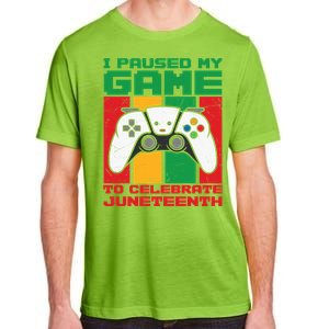 I Paused My Game To Celebrate Juneteenth Gamer Teen Gift Adult ChromaSoft Performance T-Shirt