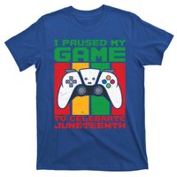 I Paused My Game To Celebrate Juneteenth Gamer Teen Gift T-Shirt