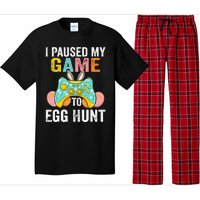 I Paused My Game To Egg Hunt Easter Funny Gamer Pajama Set