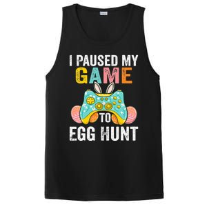 I Paused My Game To Egg Hunt Easter Funny Gamer PosiCharge Competitor Tank