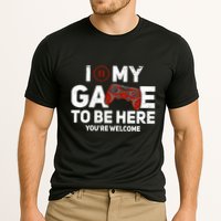 I Paused My Game To Be Here YouRe Welcome Gaming Gamer Gift Cooling Performance Crew T-Shirt