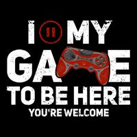 I Paused My Game To Be Here YouRe Welcome Gaming Gamer Gift Cooling Performance Crew T-Shirt