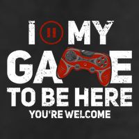 I Paused My Game To Be Here YouRe Welcome Gaming Gamer Gift Adult Drive Performance Visor