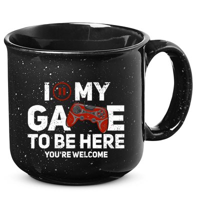 I Paused My Game To Be Here YouRe Welcome Gaming Gamer Gift 15oz Campfire Ceramic Mug
