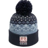 I Paused My Anime To Be Here Otaku Anime Merch Gift The Baniff Cuffed Pom Beanie