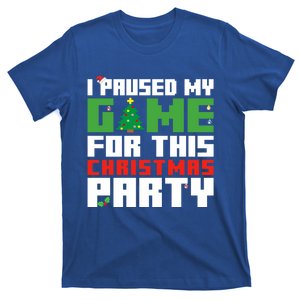 I Paused My Game For This Christmas Party Gamer Gaming Gift T-Shirt