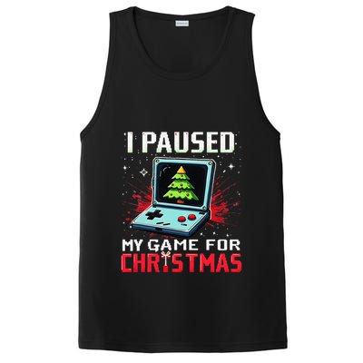 I Paused My Game For Christmas Funny Christmas Gamer Gifts PosiCharge Competitor Tank