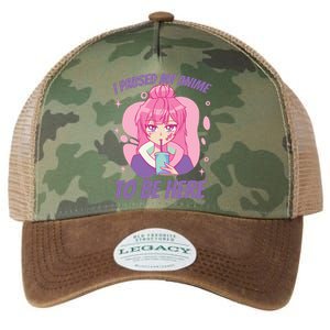 I Paused My Anime To Be Here Legacy Tie Dye Trucker Hat