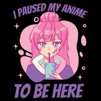 I Paused My Anime To Be Here Cooling Performance Crew T-Shirt