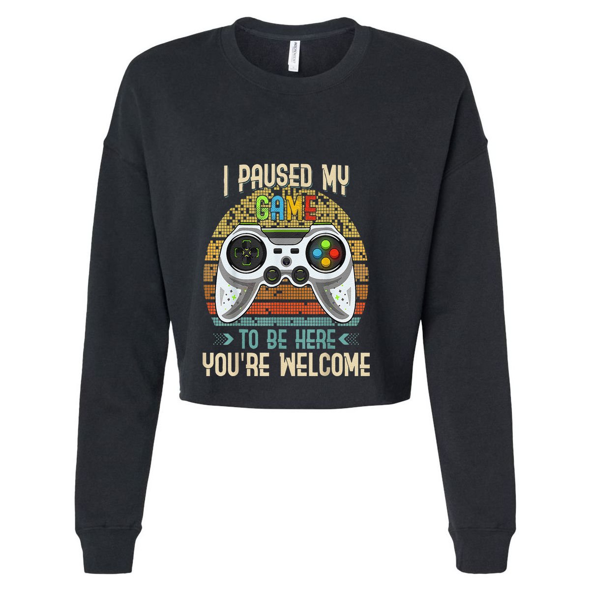 I Paused My Game To Be Here You're Welcome Retro Gamer Kids Hoodie