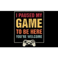 I Paused My Game To Be Here Funny N Boy Gifts Video Gamer Bumper Sticker