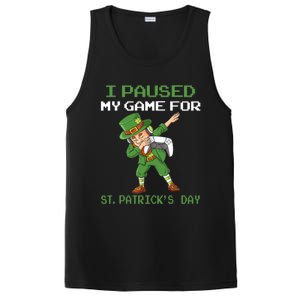 I Paused My Game For St Patricks Day Dabbing Leprechaun PosiCharge Competitor Tank