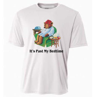 ItS Past My Bedtime Funny Bear Lover Gifts Cooling Performance Crew T-Shirt