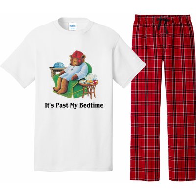 ItS Past My Bedtime Funny Bear Lover Gifts Pajama Set