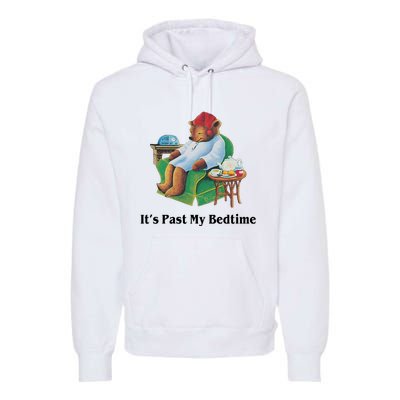 ItS Past My Bedtime Funny Bear Lover Gifts Premium Hoodie