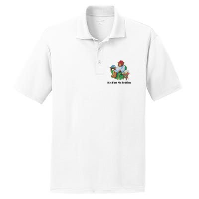 ItS Past My Bedtime Funny Bear Lover Gifts PosiCharge RacerMesh Polo