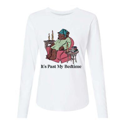 Its Past My Bedtime Funny Bear Sleeping Womens Cotton Relaxed Long Sleeve T-Shirt