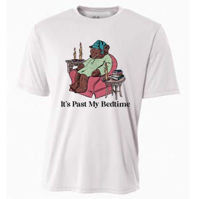 Its Past My Bedtime Funny Bear Sleeping Cooling Performance Crew T-Shirt