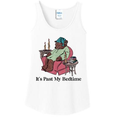 Its Past My Bedtime Funny Bear Sleeping Ladies Essential Tank