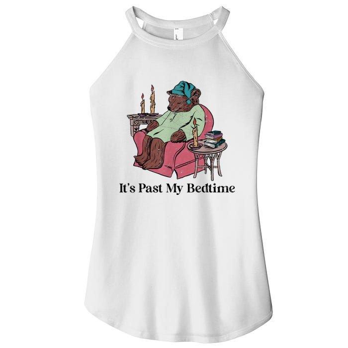 Its Past My Bedtime Funny Bear Sleeping Women's Perfect Tri Rocker Tank