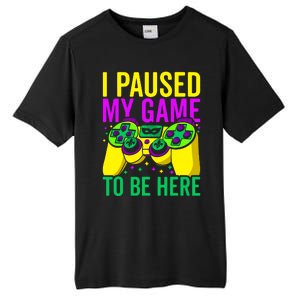 I Paused My Game To Be Here Video Game Beads Mardi Gras Tall Fusion ChromaSoft Performance T-Shirt