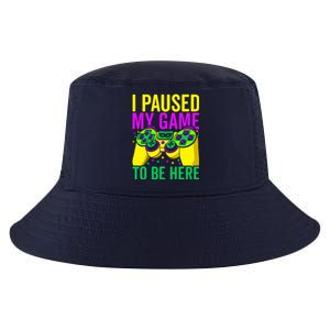 I Paused My Game To Be Here Video Game Beads Mardi Gras Cool Comfort Performance Bucket Hat