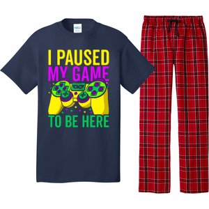 I Paused My Game To Be Here Video Game Beads Mardi Gras Pajama Set