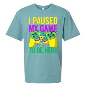 I Paused My Game To Be Here Video Game Beads Mardi Gras Sueded Cloud Jersey T-Shirt