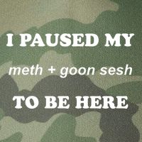 I Paused My Meth And Goon Sesh To Be Here Legacy Tie Dye Trucker Hat