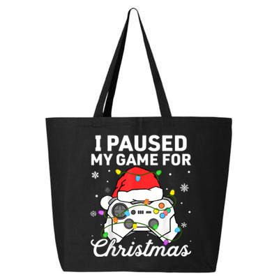 I Paused My Game For Christmas Boy Gamer Gaming Controller 25L Jumbo Tote