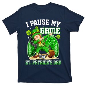 I Paused My Game For St Patricks Day Dabbing Leprechaun T-Shirt