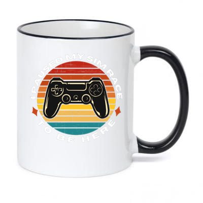 I Paused My Sim Race To Be Here Sim Racer Car Racing Sim Racing Gaming Esport 11oz Black Color Changing Mug