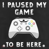 I Paused My Game to Be Here funny sayings Adult Drive Performance Visor