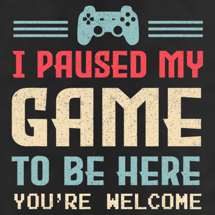 I Paused My Game To Be Here You're Welcome Retro Gamer Gift 15oz Campfire Ceramic Mug