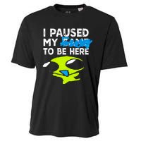 I Paused My Flug To Be Here Cooling Performance Crew T-Shirt