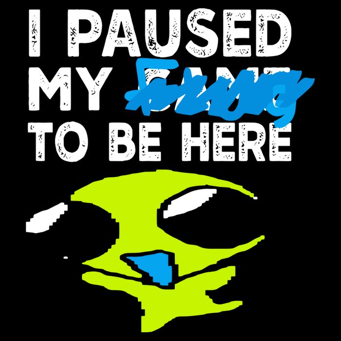 I Paused My Flug To Be Here Cooling Performance Crew T-Shirt